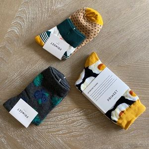 Women‘s 3 Pack Cotton Socks with Colorful Patterns